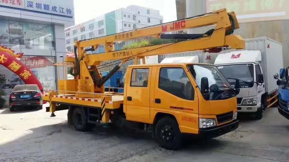 江铃国六新顺达双长16米高空作业车